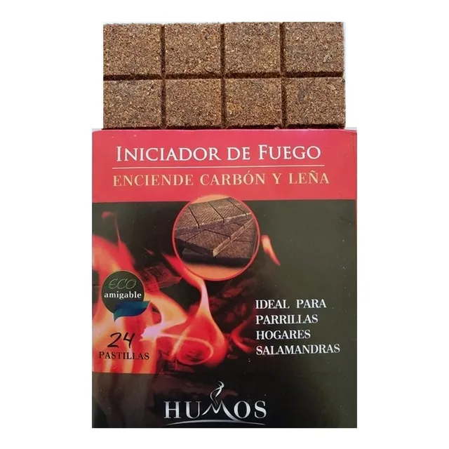 Pastillas Iniciadoras Fuego Humos X24 Parilla Tienda Pepino