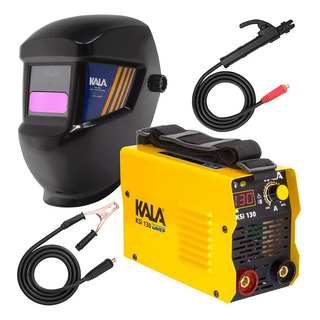Máquina De Solda Inversora Tig 130a Bivolt Com Máscara Kala Máquina De Solda Inversora Tig 130a Bivolt Com Máscara Kala