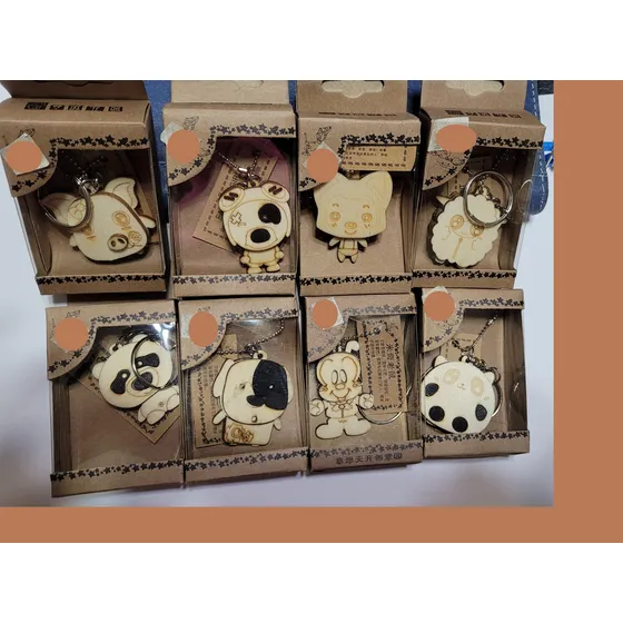 Llaveros Pack De 6  Forest Cartoon  De Moda Feng Shui