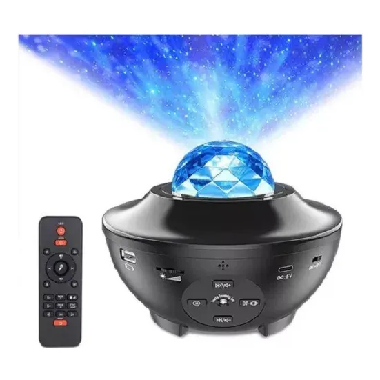 Velador Proyector Parlante Bluetooth Galaxia Luz Led Laser