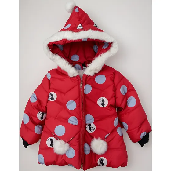 Campera Bebé Lunares Gatito