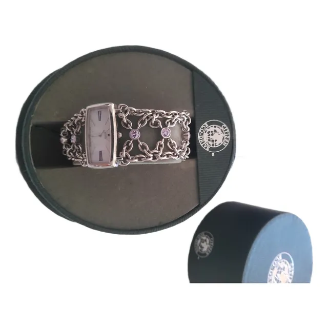 Damas/reloj Vintage De Pulsera Marca Citizen Metal Plateado 
