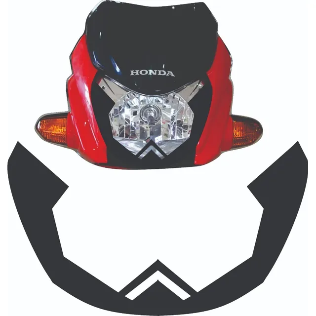 Adesivo Mascara Farol Pop 110i 