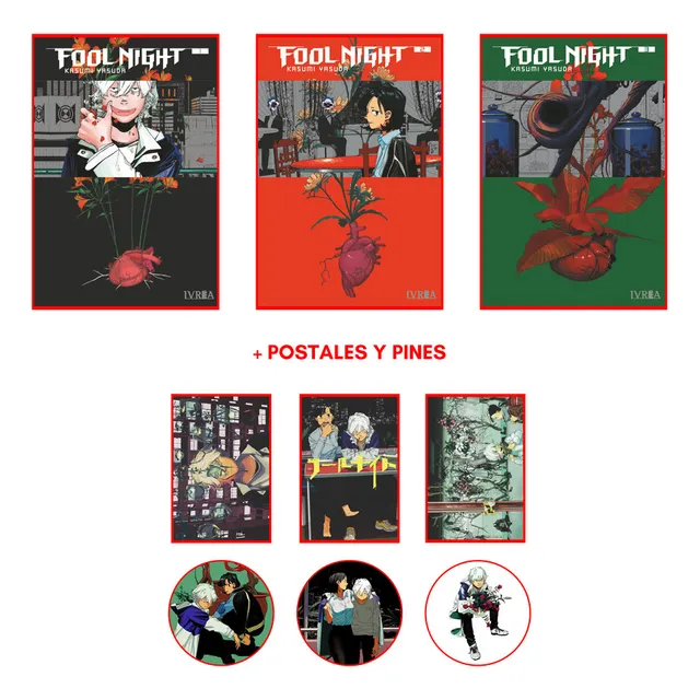 Combo Fool Night 1 A 3 - Ivrea - Manga