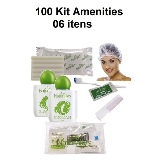 Kit  Amenities Para Hotel E Motel - 06 Ítens Sortidos