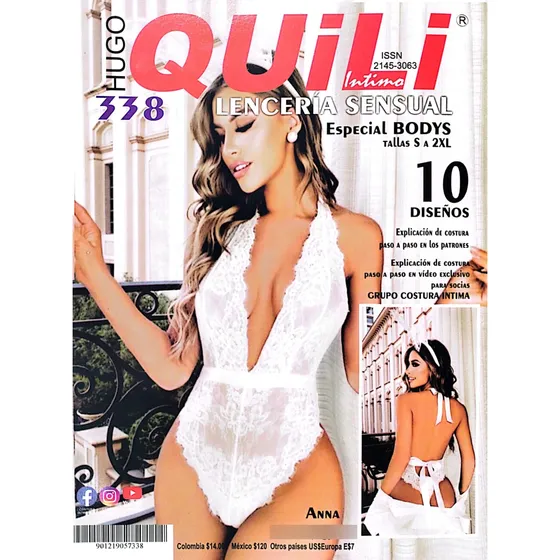 Patrón Molde Revista Física Quili Especial Body 338