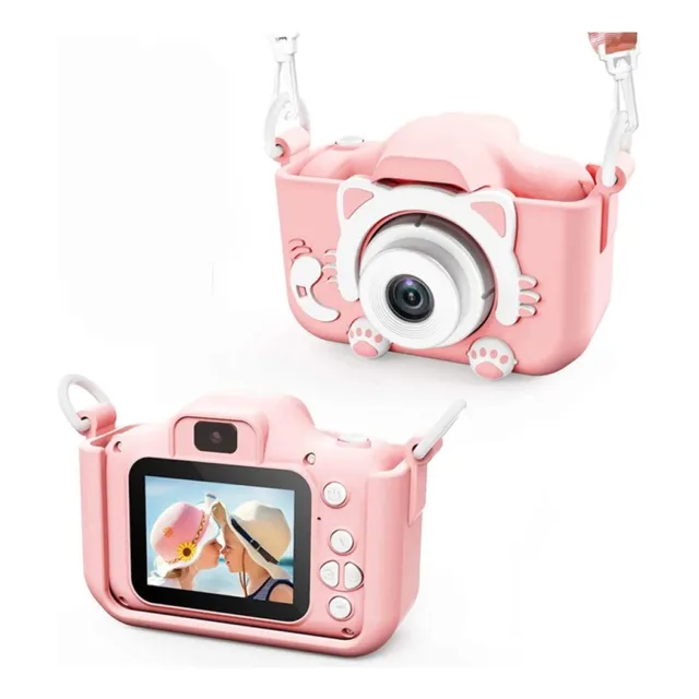 Cámara De Fotos Digital Para Niños Con Pantalla