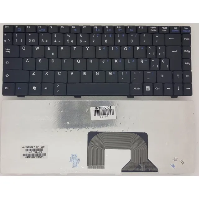 Teclado Notebook Commodore Ke8317 Ke8320 Español V022405bk7