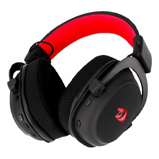 Audifono Gamer Redragon Zeus Pro Rgb H510-wl Wireless Black