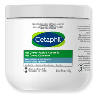 Gel Creme Råpida Absorção Com Aloe Vera Cetaphil 453g Gel Creme Råpida Absorção Com Aloe Vera Cetaphil 453g