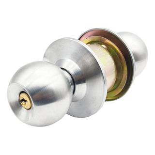 Pomo De Puerta De Acero Inoxidable Con Cerradura Y 3 Llaves Pomo De Puerta De Acero Inoxidable Con Cerradura Y 3 Llaves