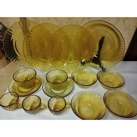 Conjunto De Louças Colorex Vidro Transparente