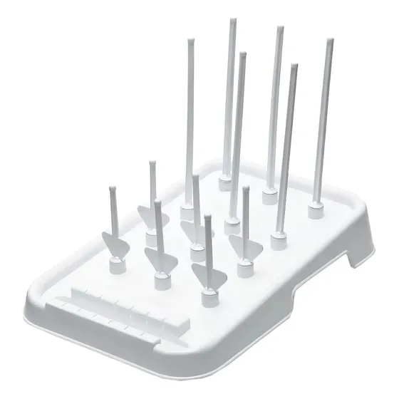 Accesorios desmontables para escurridor de botellas Kuka de 12 varillas, color blanco