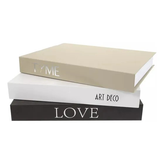 L Libro Falso M De 3 Piezas, Accesorios Decorativos Modernos