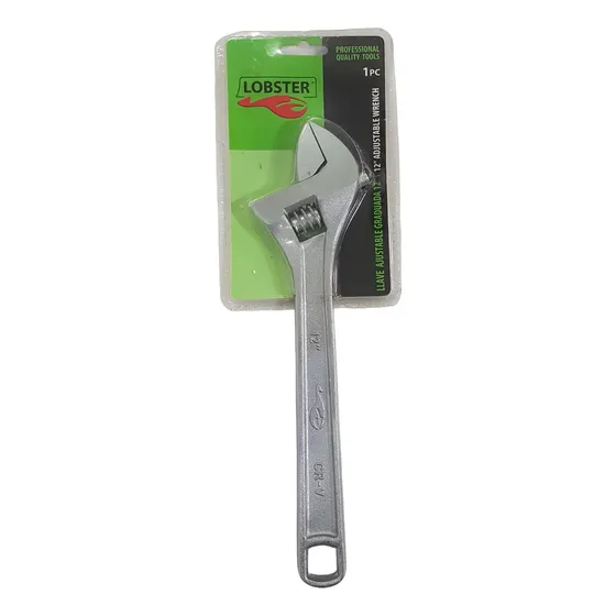 Llave Ajustables Graduada 12 Pulgadas Marca Lobster Cr-v