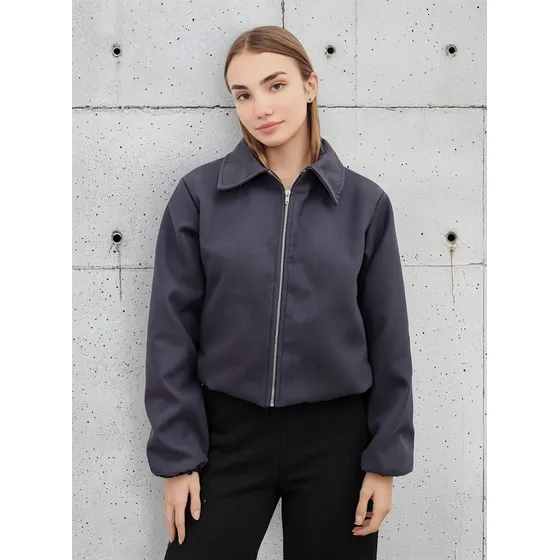 Campera Paño Con Cierre Metalico Thomas