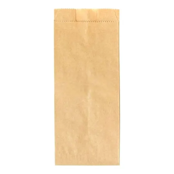Bolsa de papel Kraft liso de 2 kg, 500 unidades al por mayor