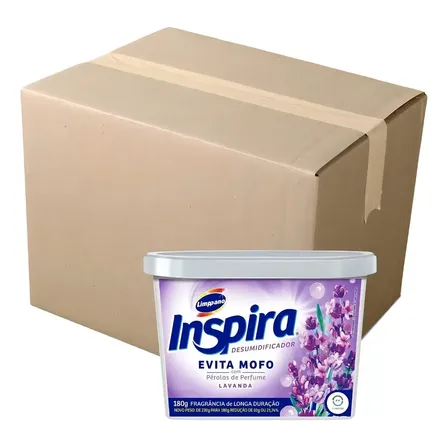 12 Unid. Antimofo Inspira 180g Lavanda Armário