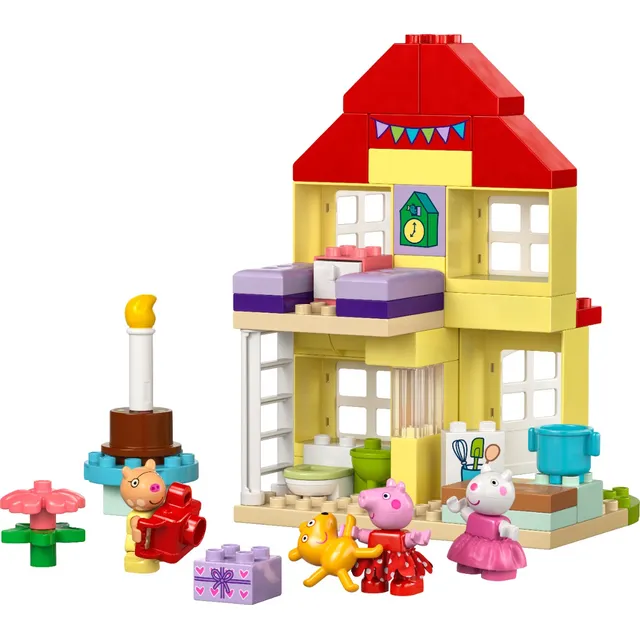 Lego Double Peppa Pig Casa De Cumpleaños De Peppa 10433 Núme