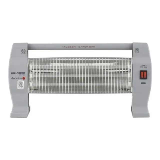 Calefactor Halogeno 1200w Eeh-1210 Gris Sindelen
