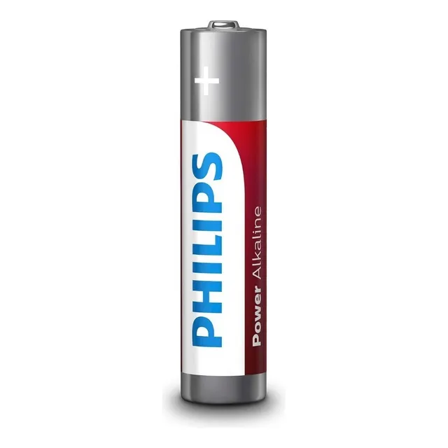 Pilas Power Alkalinas Aaa Philips Blister X 4 Unidades