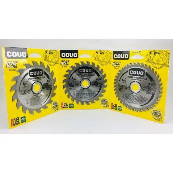 Disco Para Madera Sierra Circular Covo