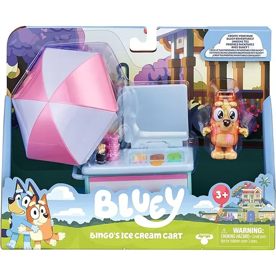 Figura Bingo Y Heladeria - Bluey Moose Toys Original