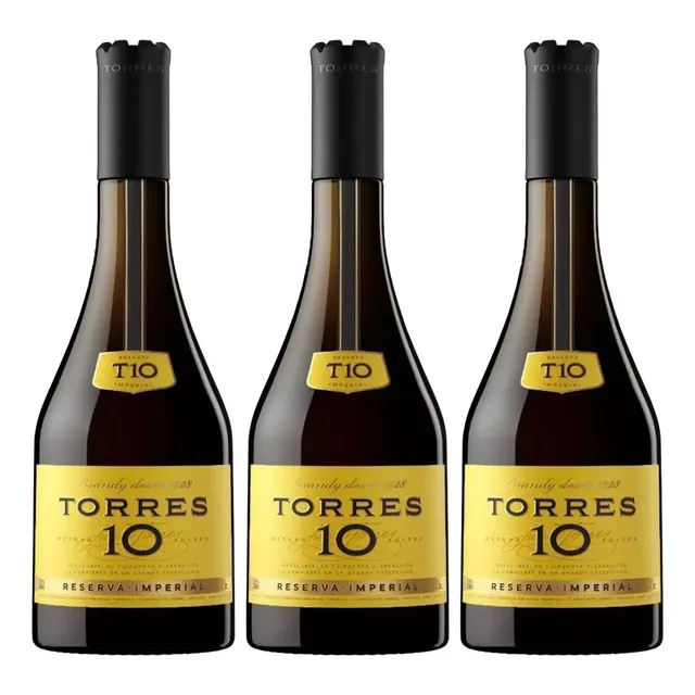 Brandy Torres 10 700ml 3pack 3 Unidades