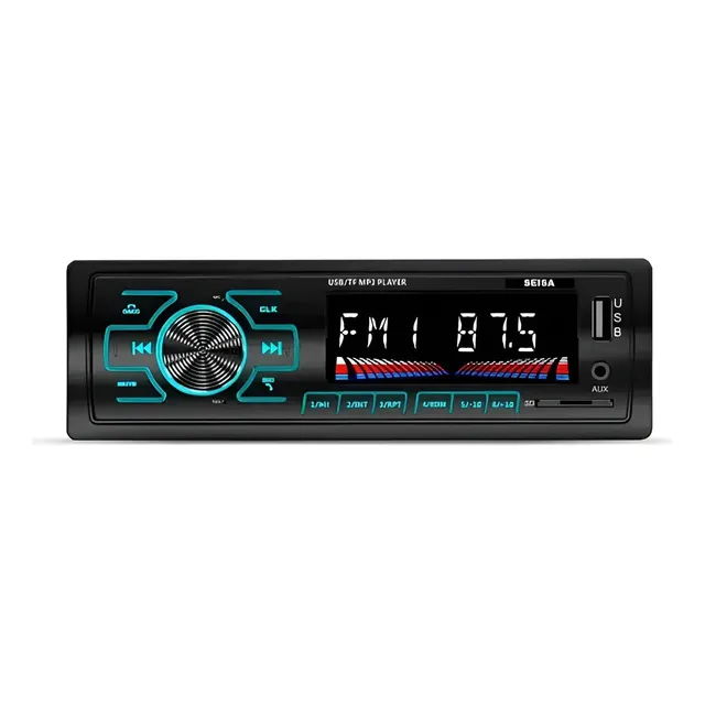 Radio Para Carro Bluetooth+aux+1 Din+doble Usb Seisa Qm-2213