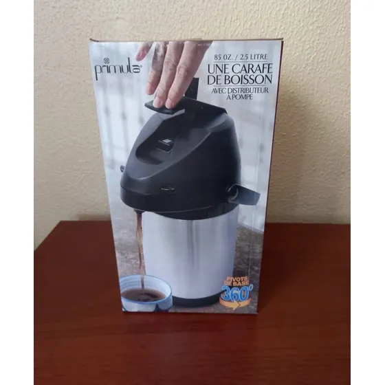 Termo En Acero Inóxidable 2.5 Litros Cafetera Tetera Agua