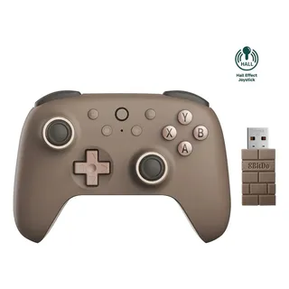 Controle Sem Fio 8bitdo Ultimate 2c Pc E Android Hall Effect Marrom