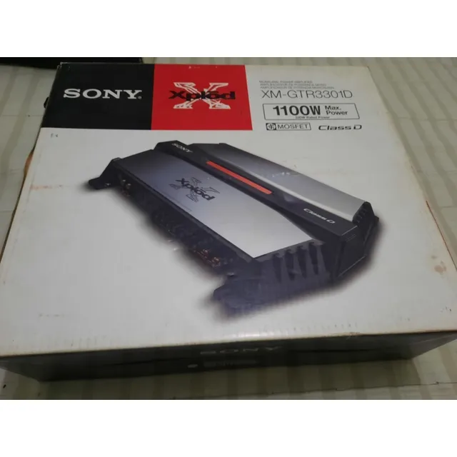 Planta Sonido Sony Xplod 1100w Clase D Bajos Amplificador