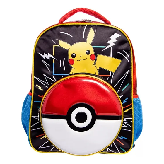 Mochila Escolar Grande Primaria Ruz Pokemon Pikachu 178158