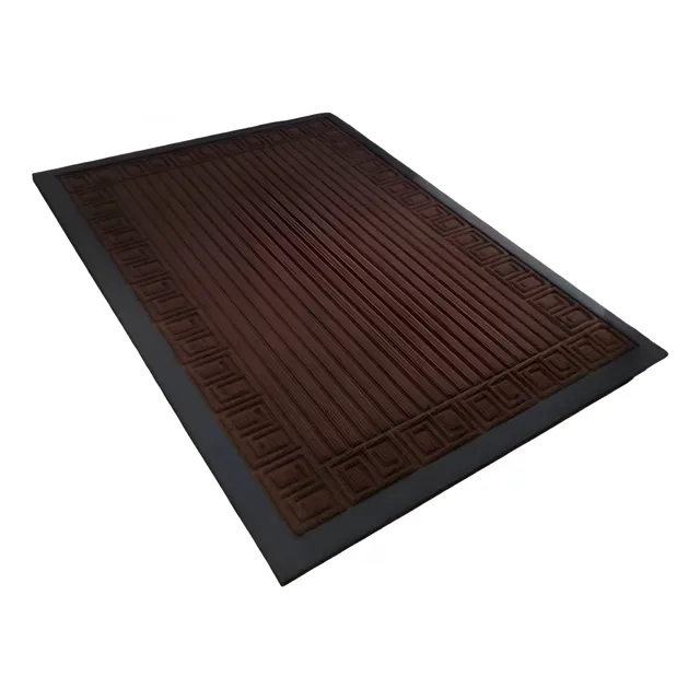Alfombra De Entrada A Casa Hogar Felpudo Rayas Y Espirales