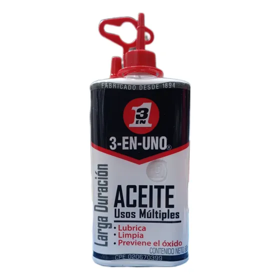 Aceite 3 En 1 (30 Mi) Usos Múltiples Larga Duración