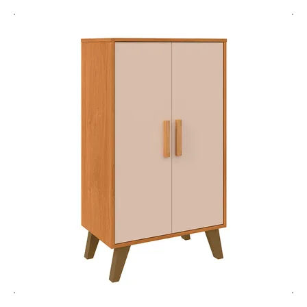 Armário Sapateira Multiuso Prático Quarto Mobi 2 Portas