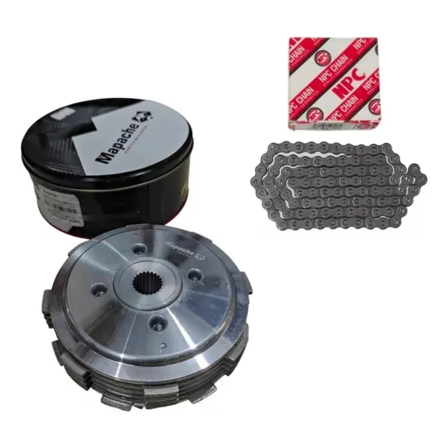 Prensa Clutch Pulsar 135 Centro De Clutch + Cadenilla