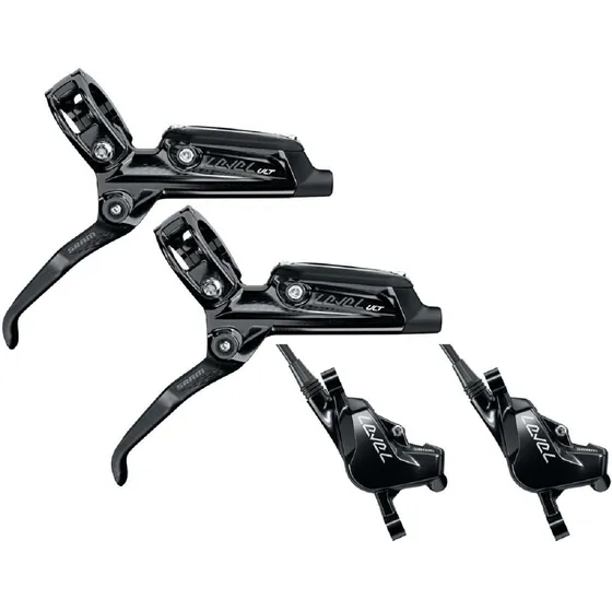 Par Freio Disco Hidráulico Sram Level Ultimate Carbono Black