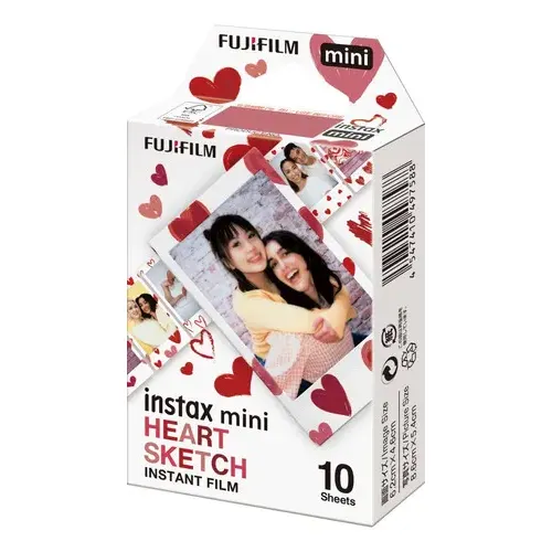 Papel Instax Mini X 10 Films Heart | Cuotas sin interés