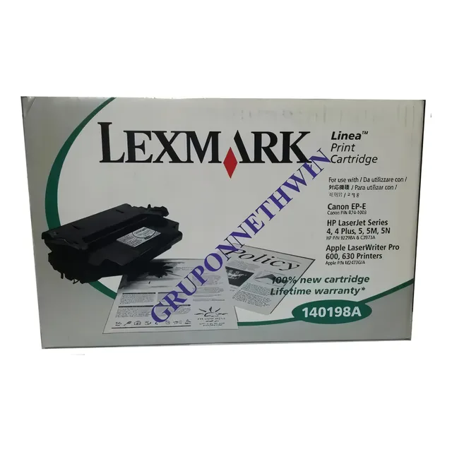Toner Negro Lexmark 140198a, Para Apple, Hp Y Canon, Factura