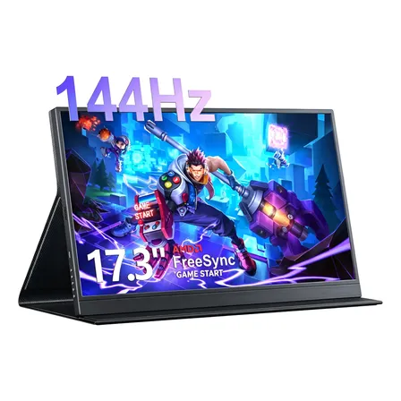 Monitor Portátil 17,3 Pc Gamer 144hz 1080p Fhd Hdr Ips Preto 220v