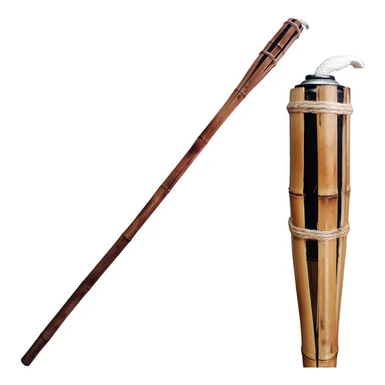 Antorcha Caña Para Citronella 150cm Repelente De Mosquitos