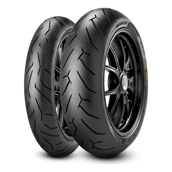 Pneu De Moto 120/70-17 + 160/60-17 Pirelli D. Rosso 2