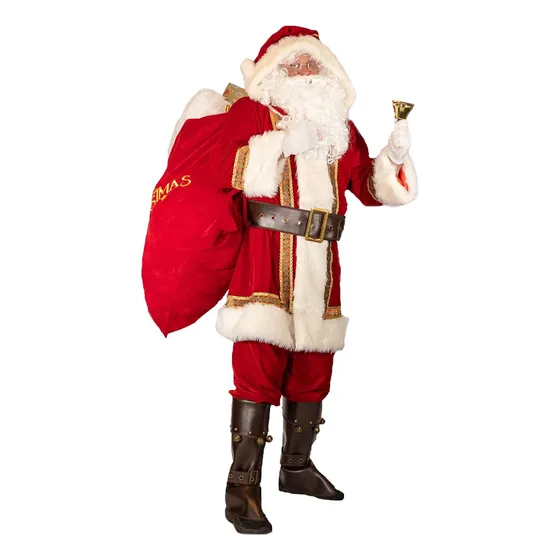 Watato Traje De Papá Noel Adultos Hombres Disfraz De Papá No