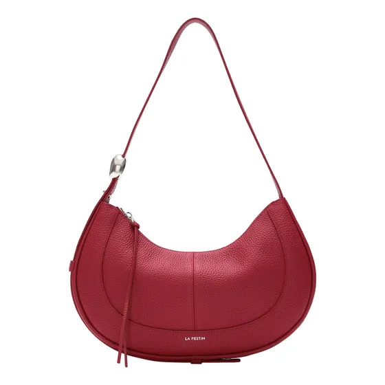 La Festin Bolsa De Cuero Crescent - Bolsa De Hombro Prc1o