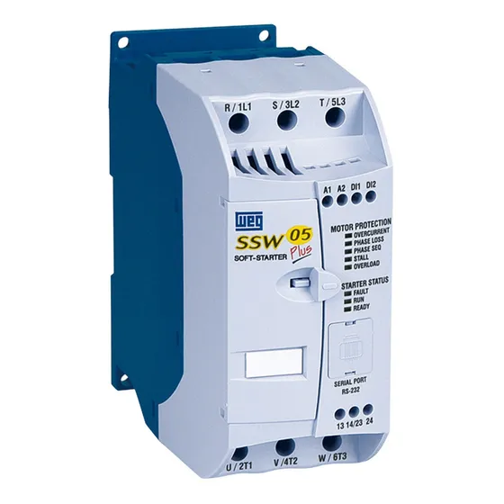 Arrancador / Arranque Suave Weg Ssw05 45amp Para Motor 30hp