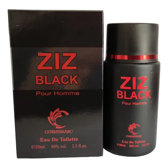 Perfume Hombre Cosmemarc Ziz Black- 100ml Volumen De La Unidad 100 Ml