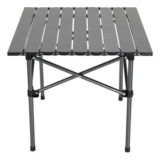 Mesa Plegable Para Camping Portatil De Exteriores Metalico