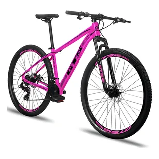 Bicicleta Mountain Bike Gts Feel Glx Aro 29 24 Marchas Tamanho Do Quadro 19 - Rosa Bicicleta Mountain Bike Gts Feel Glx Aro 29 24 Marchas Tamanho Do Quadro 19 - Rosa
