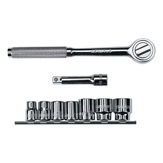 Juego Ratchet Y Dados 3/8  9 Pzas Stanley
